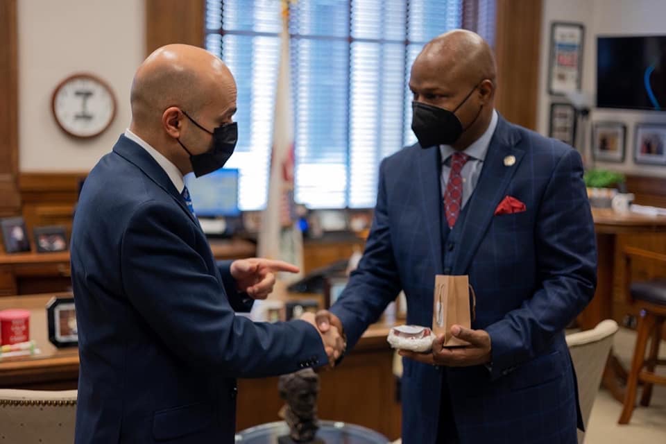 23-2-2022 - CG Yinam Cohen meeting with Illinois House Speaker Chris Welch in trip to Springfield